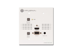 Коммутатор стеновая панель 2х1, входы HDMI и VGA, выход HDBaseT до 70м AT-HDVS-150-TX-WP