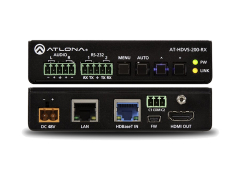 Приемник-масштабатор HDBaseT с HDMI и аудио выходом до 100м AT-HDVS-200-RX